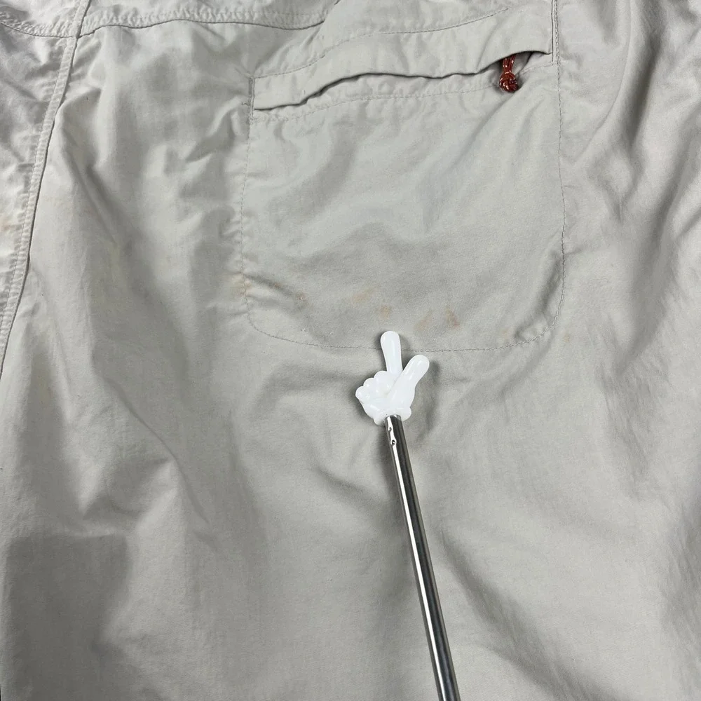 Simms COR3 Men's Fishing Shorts Stone Beige Nylon Cargo Hiking Size Large